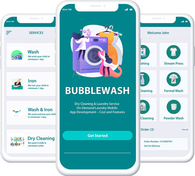 bubblewash laundry clone app